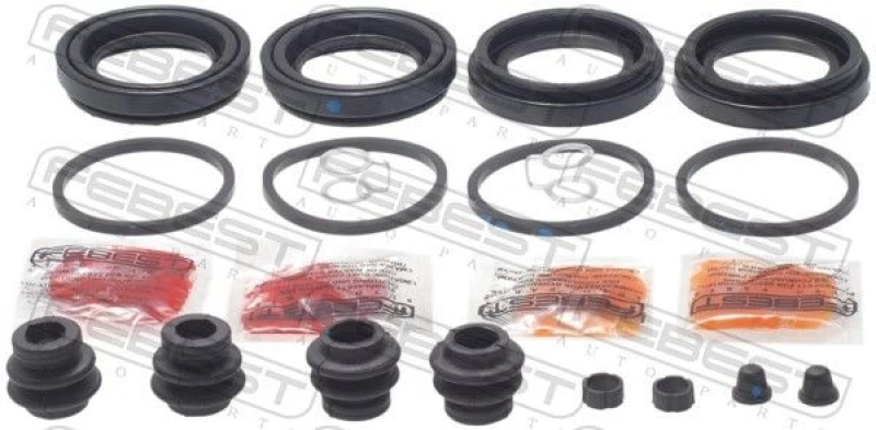 Image of FEBEST 0175-GSU40F Brake Caliper Repair Kit Front Axle Repair Kit,brake caliper (405)
