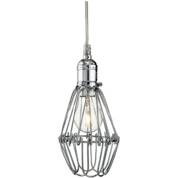 Image of Firstlight - Arcade - 1 Light Ceiling Pendant Chrome, E27