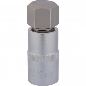 Image of Draper Expert 1/2" Drive Hexagon Socket Bit Metric 1/2" 19mm