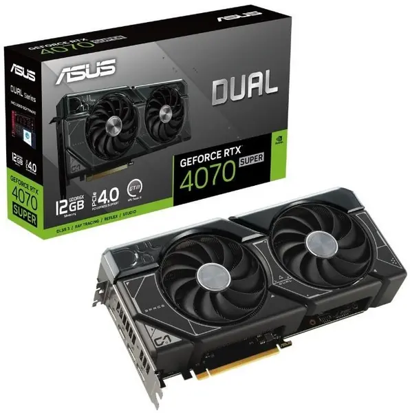 Image of ASUS GeForce RTX 4070 SUPER Dual 12GB Graphics Card