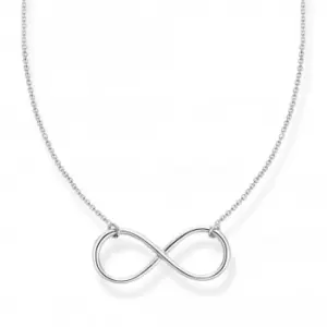 image of Sterling Silver Infinity Necklace KE2139-001-21-L45V