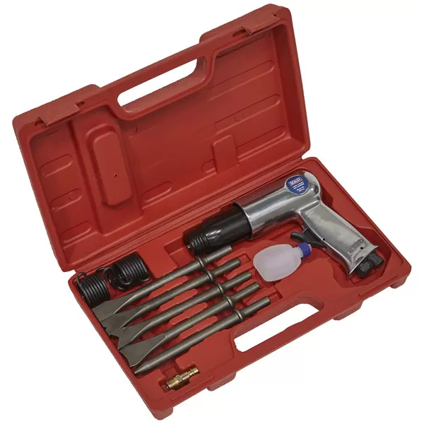 Image of Sealey SA11 Air Hammer with Chisels Long Stroke