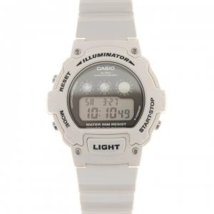 Image of Casio Mens Sport Alarm Chronograph Watch - White