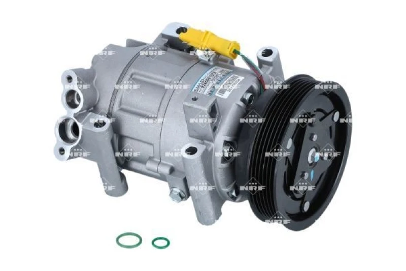 Image of NRF 320201 AC Compressor EASY FIT PAG 46 YF, Refrigerant: R134a, with gaskets/seals Compressor,air conditioning (447)