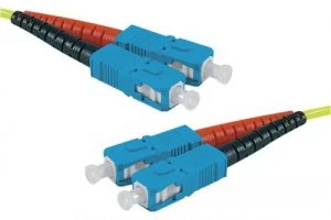 image of 2m Fibre Duplex Os2 9 125 Lszh Scsc