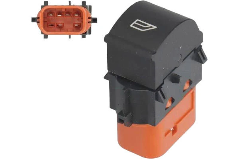 Image of Alfa e-Parts AF00388 Switch, window winder Right Front Plastic Switch,window winder (1761)