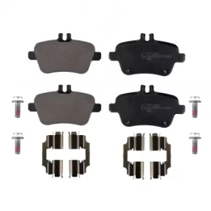 Image of Brake Pad Set 16901 by Febi Bilstein Rear Axle