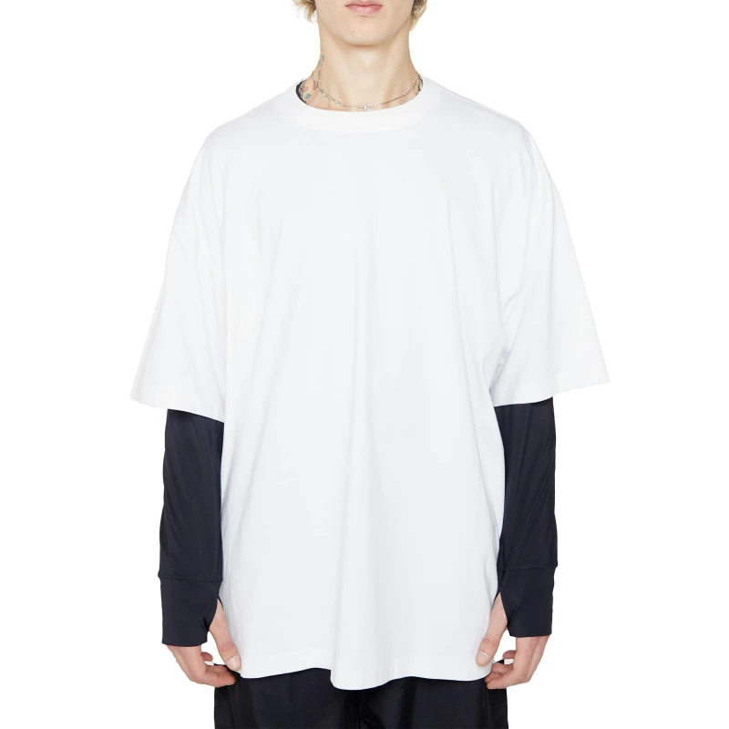 Image of No Fear Oversized T-Shirt - Grey Grey S