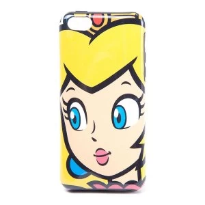 image of Nintendo - Princess Peach Face Apple iPhone 5C Phone Cover