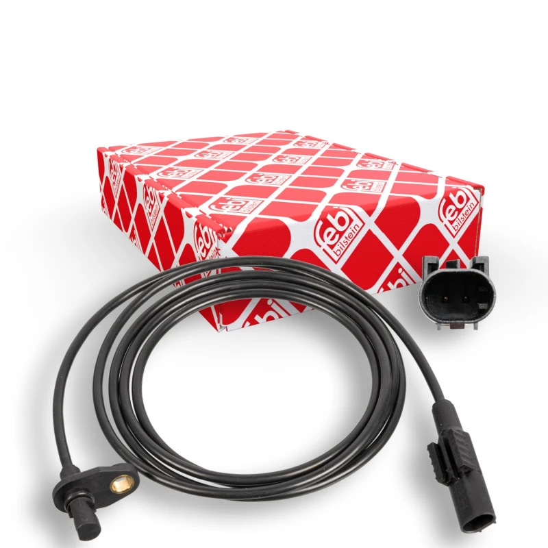 Image of FEBI BILSTEIN 170681 ABS Sensor Rear Axle Left Sensor,wheel speed (412)