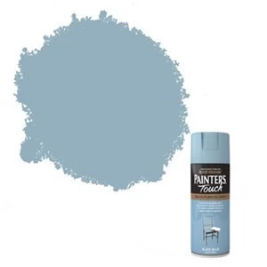 Image of Rust-Oleum Painter's touch Slate blue Satin Multi-surface Decorative spray Paint 400ml