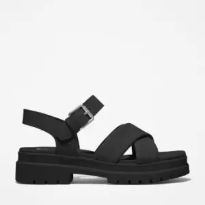 image of Timberland London Vibe Ankle-strap Sandal For Her In Black Black, Size 3.5