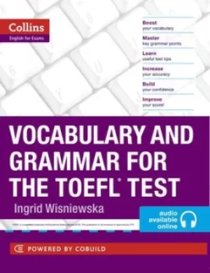 Image of Vocabulary and grammar for the TOEFL test by Ingrid Wisniewska
