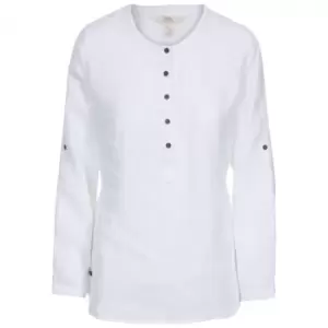 Image of Trespass Womens Messina Casual Cotton Blouse (M) (White)