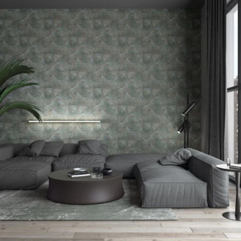 Image of MARBURG Noordwand - Wallpaper Vintage Deluxe Graphic Circle Look Grey and Brown 4001860328231