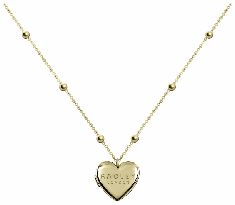 Image of Radley 18ct Gold Plated Heart Photo Locket Necklace