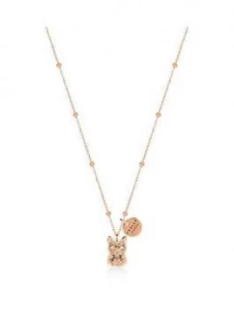 image of Radley & Friends Rose Tone Dog Necklace