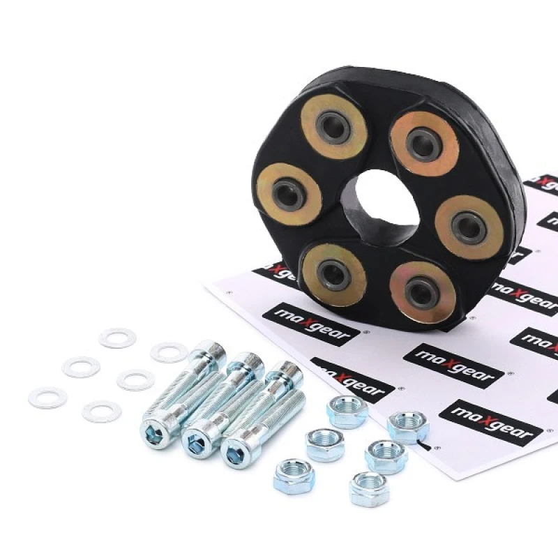 Image of MAXGEAR 49-0334 Drive Shaft Coupler Ø: 129mm, Bolt Hole Circle Ø: 90mm Joint,propeller shaft (1427)