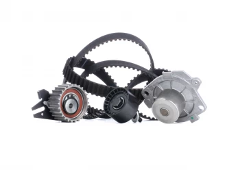 Image of FEBI BILSTEIN Water Pump + Timing Belt Kit ALFA ROMEO,OPEL,LANCIA 45142 71731639,71731639S3,71736726 71736726S1,71771574,71773290,71773290S1,71731639
