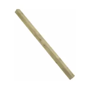 Image of Forest Garden - 5'x3''x3' Forest Sawn Pressure Treated Fence Post - Pressure Treated (Traditional Sawn)