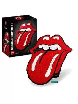 image of Lego Art The Rolling Stones Diy Wall D&Eacute;Cor Set 31206