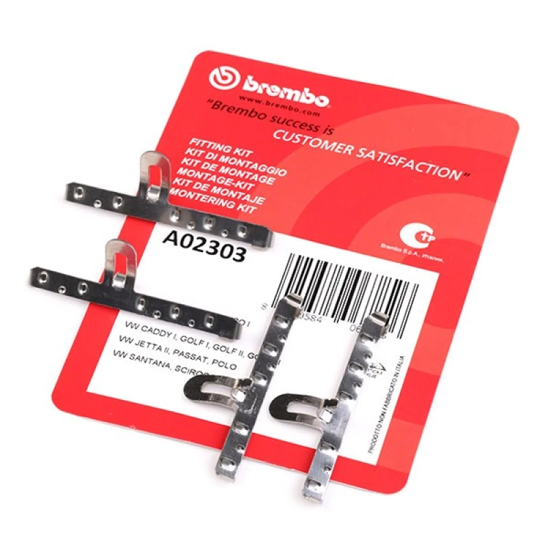 Image of BREMBO A 02 303 Accessory Kit, disc brake pads PRIME LINE Accessory Kit,disc brake pads (1164)