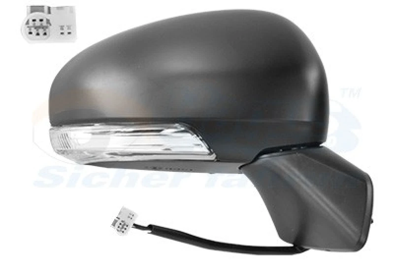 Image of VAN WEZEL Wing mirror VAN WEZEL 5492806