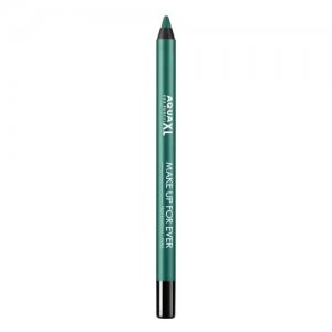 Image of Make Up For Ever Aqua XL Eye Pencil Waterproof Eyeliner I-32 Iridescent Lagoon Green