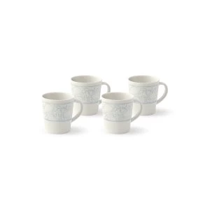 Image of Royal Doulton Polar Blue Mugs X4 Ellen Degeneres Blue