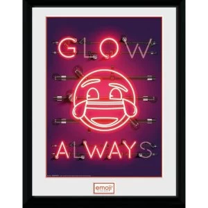 Image of Emoji Glow Collector Print