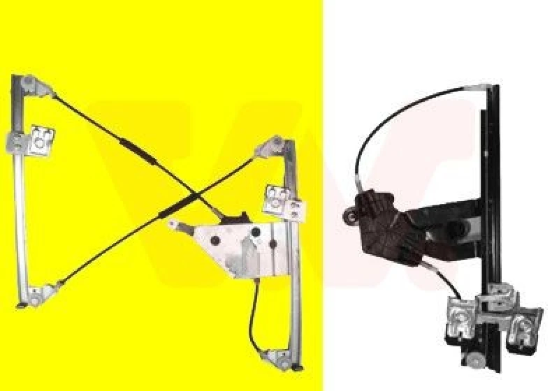 Image of VAN WEZEL Window regulator VAN WEZEL 7620261