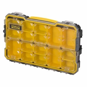 Image of STANLEY FATMAX Pro Waterproof 2/3 Shallow Organiser, Black