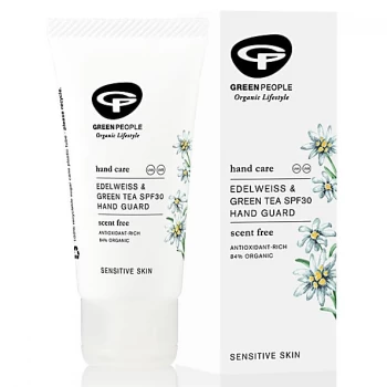 image of Green People Edelweiss & Green Tea Handcream - SPF 30