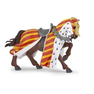 image of PAPO Fantasy World Tournament Horse Toy Figure, Three Years or Above, Multi-colour (39945)