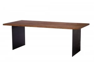 image of Linea Soho 180 Hampstead Dining Table Brown