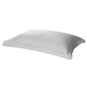 Image of Belledorm 540 Thread Count Satin Stripe Oxford Pillowcase (One Size) (Platinum)