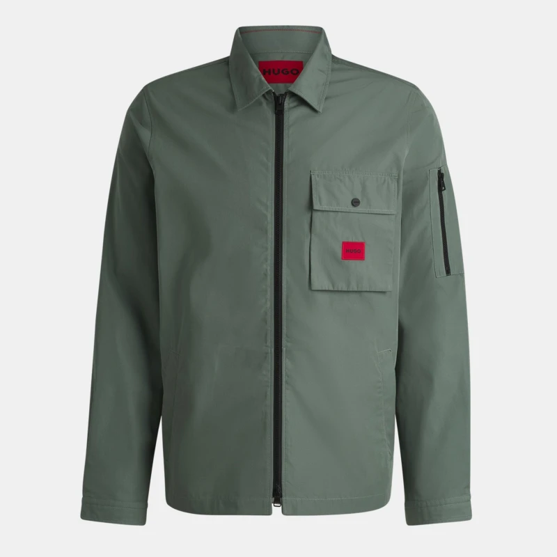 Image of Hugo Emmond Overshirt - Green Green S