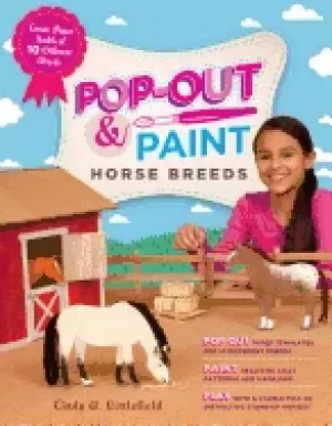 Image of pop out and Paint horse breeds create paper models of 10 different breeds