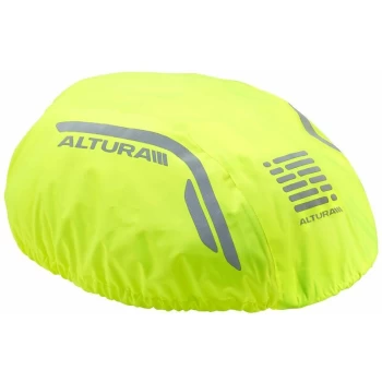 image of NIGHTVISION WATERPROOF HELMET COVER 2016: HI VIZ YELLOW - AL17HEL95 - Altura