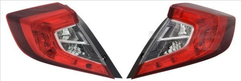 Image of TYC 11-14599-06-9 Rear light with LED, Right, LED Combination Rearlight (391)