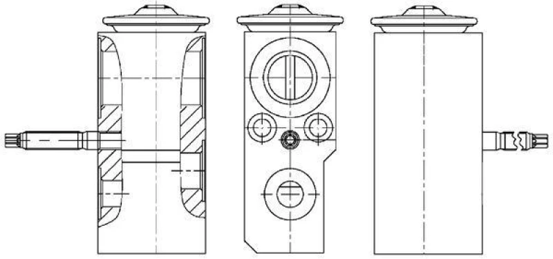 Image of MAHLE AVE 83 000P Expansion Valve with bolts/screws Expansion Valve,air conditioning (183)