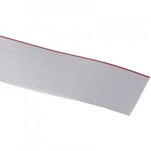 image of 3M 7000057946 Ribbon cable Contact spacing: 1.27mm 25 x 0.08 mm² Grey Sold per metre