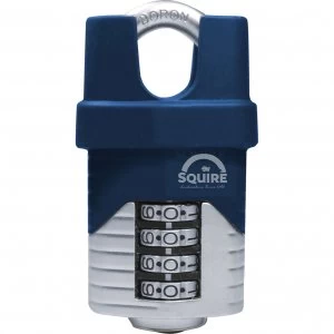 image of Henry Squire Vulcan Boron Shackle Combination Padlock 40mm Closed