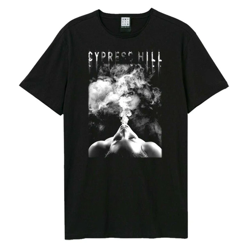 Image of Amplified Mens Smoke Up Cypress Hill T-Shirt in Black Size: Large Black Male L
