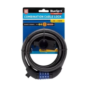 image of 1.5M X 15MM Combination Cable Lock