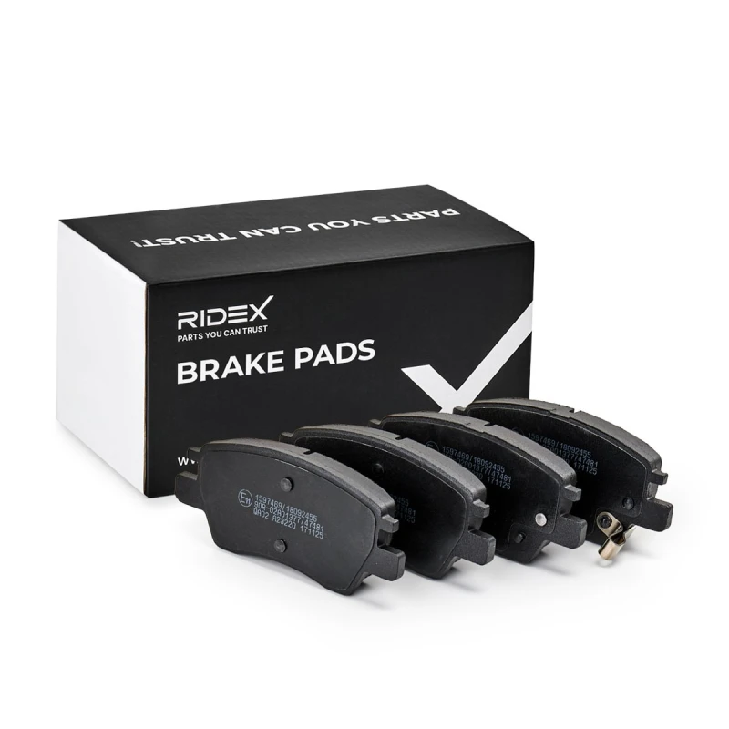 Image of RIDEX Brake pad set RIDEX 402B1739