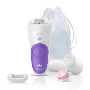 image of Braun Silk-Epil 5 5/870 SensoSmart Epilator - Purple