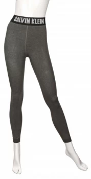 Image of Calvin Klein Retro logo leggings Grey