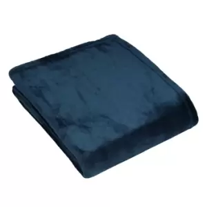 Image of Harlow Fleece Throw Midnight