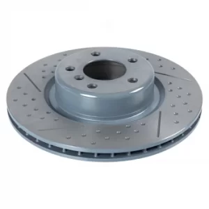 Image of Brake Discs 105722 by Febi Bilstein
